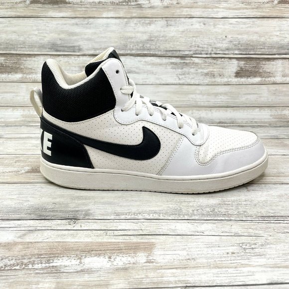 Nike | Shoes | Nike Mens Court Borough Mens Size 5 High Top Basketball Sneakers 838938100 | Poshmark